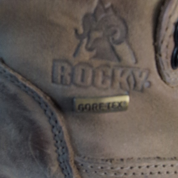 Rocky‎ Gore-Tex Waterproof Leather Hiking Work Boots Mens 10.5 med Vibram Style main image 6